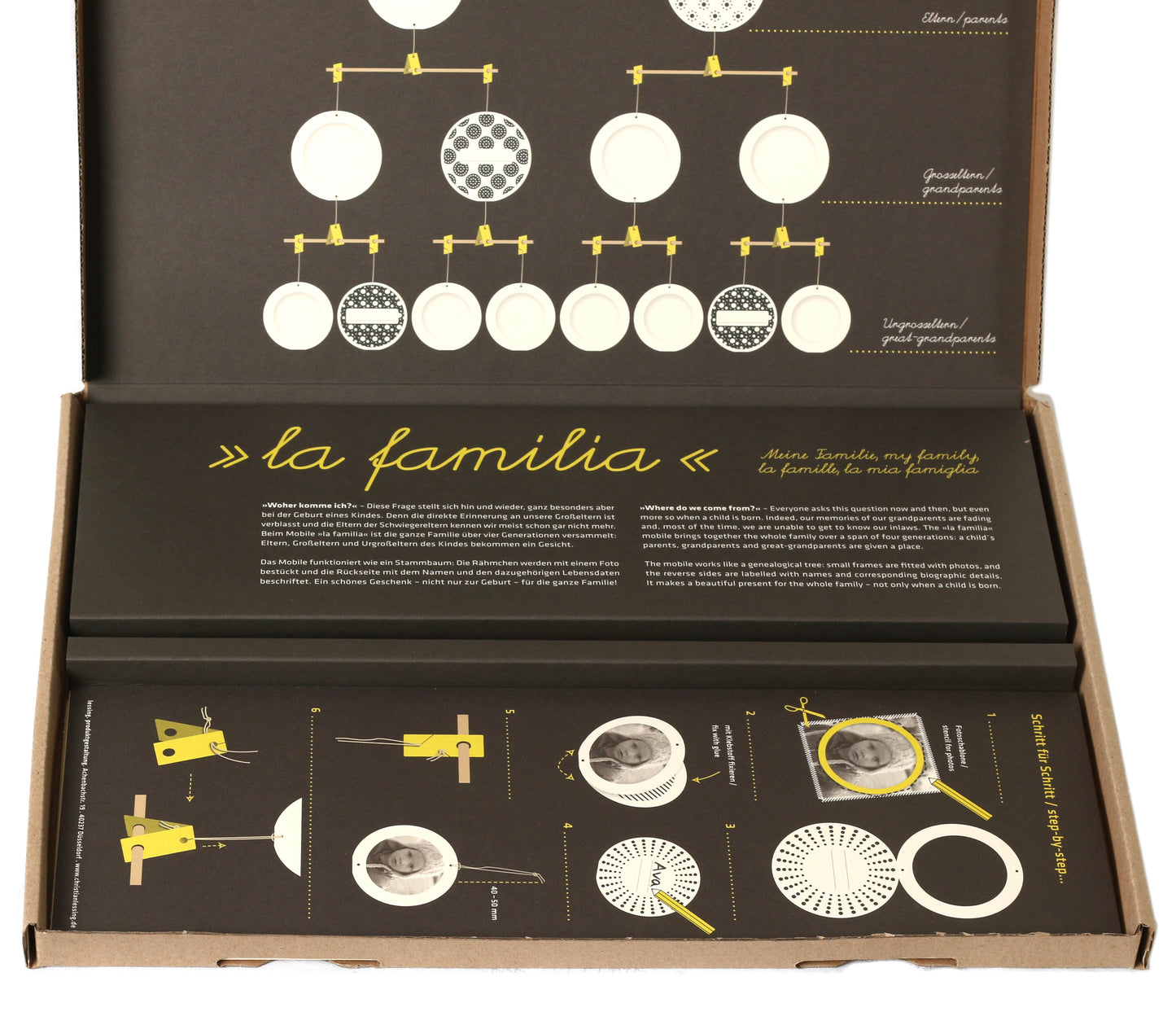 Dein Stammbaum als Mobile 'la familia'